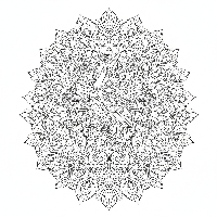 Free printable peacock coloring page with elaborate flourish designs